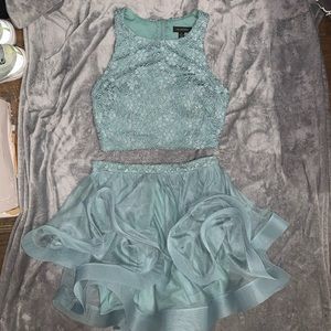 Two Piece Homecoming Dress